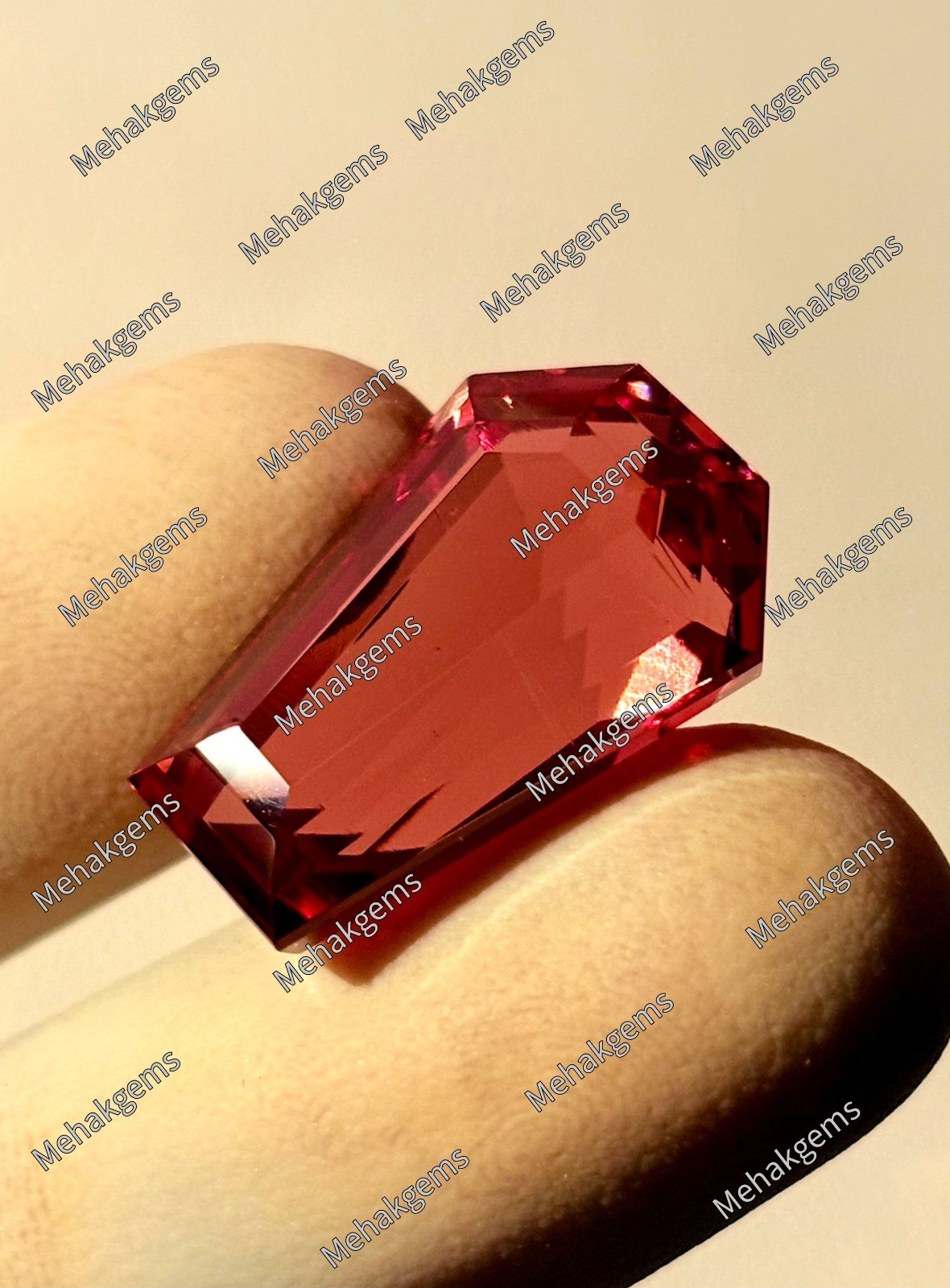 33 Ct Color Change Zultanite Gemstone, Coffin Cut Diaspore for Statement Ring