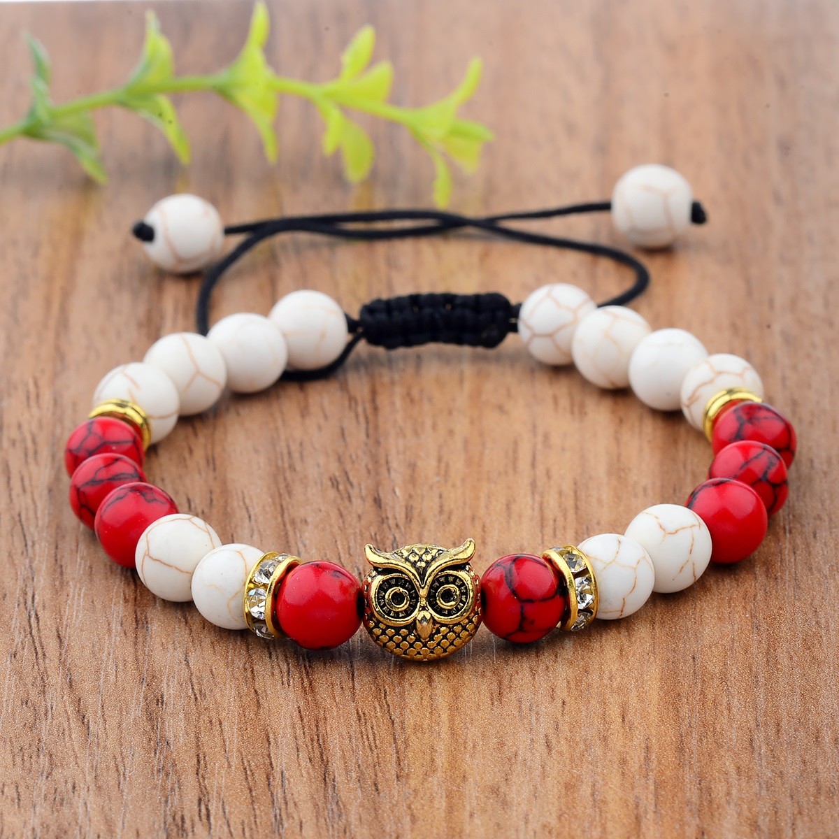 Men Women 8mm Natural Round Gemstone Bead Handmade Beads Bracelets Charm Jewelry