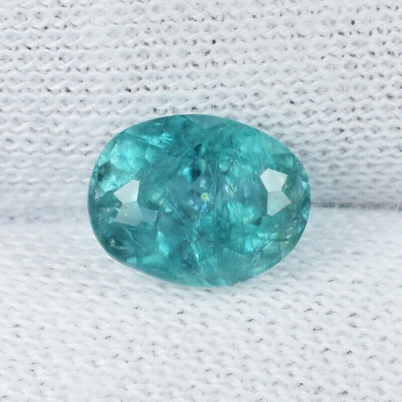 1.29 ct RARE HUGE ! FINE GREEN BLUE NATURAL GRANDIDIERITE / See Vdo 4282 wr