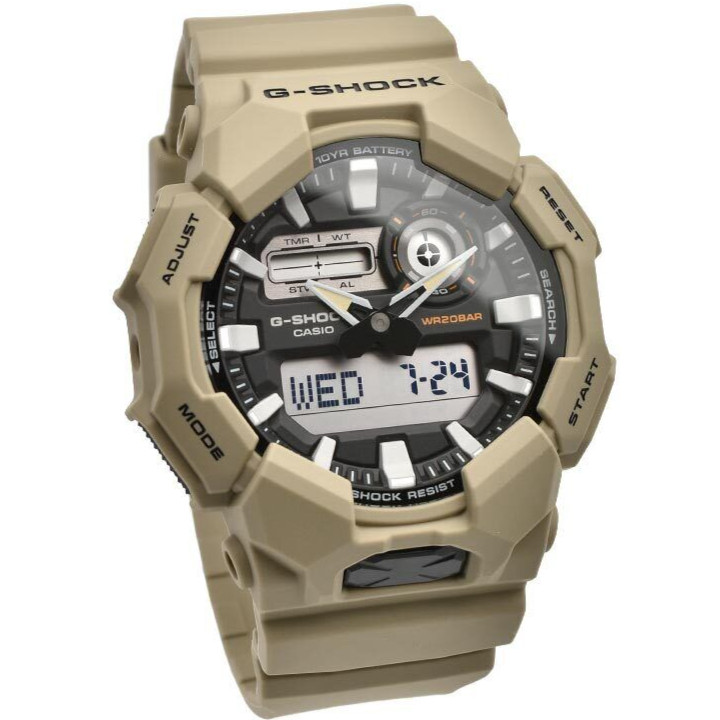 Casio G-Shock GA-010-5AJF Quartz Black Dial 51.9 mm Watch