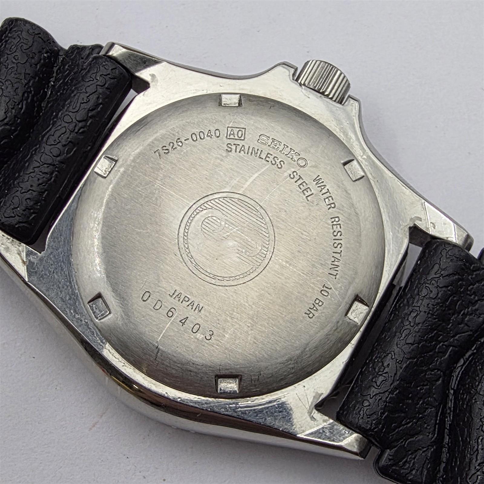 PROJECT TOFIX 00′ SEIKO POLISHED 7S26 0040 MENS AUTOMATIC 0d6403 DAY DATE WATCH