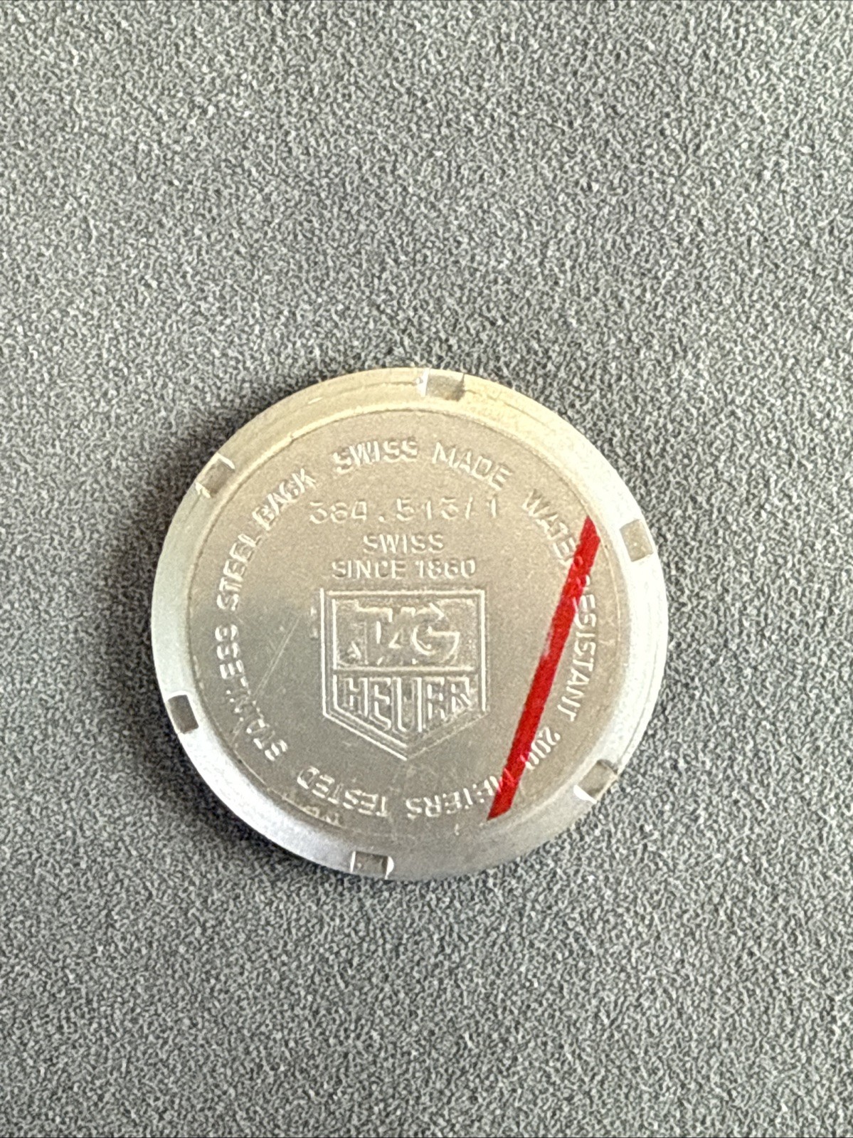 NOS Watch Case Back TAG Heuer Formula One F1 384.513/1 384.513