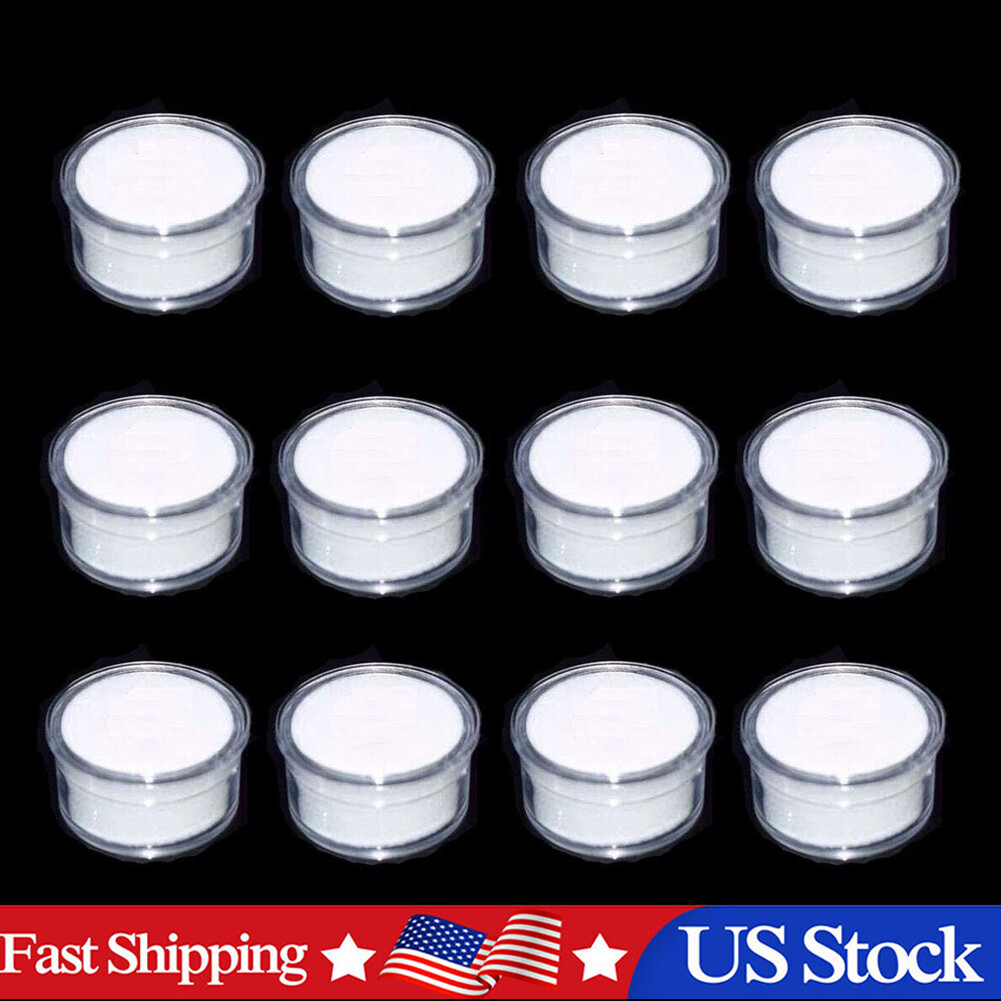 Transparent Gems Display Collection Storage Box Jewelry Loose Diamond Container