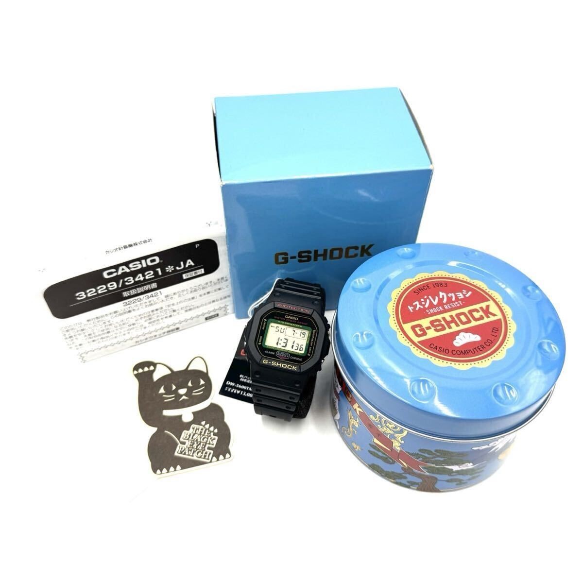 G SHOCK Lucky Cat DW 5600TMN 1JR Men’s Watch Limited Digital Black CASIO