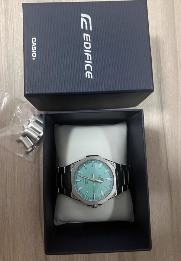 Casio Edifice EFR-S108D-2BV Men’s Analog Wrist Watch Sapphire Crystal Stainless