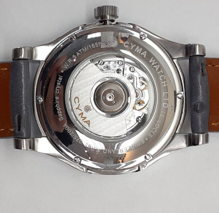 Men’s CYMA Power Reserve 40mm Imperium XL Steel Watch Limited to 200 Worldwide