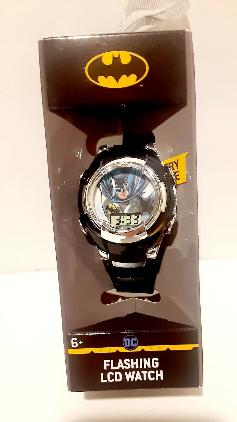 BATMAN DIGITAL WATCH KIDS LCD WRISTWATCH FLASHING LIGHTS RELOJ GIFT NEW