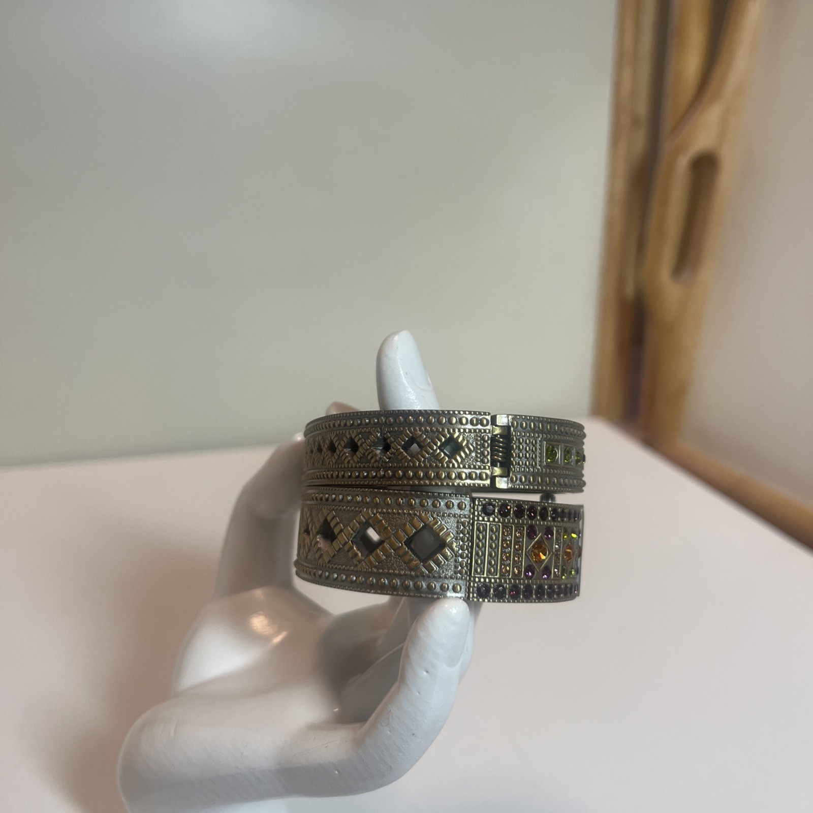 Heidi Daus “Double Trouble” Crystal Bangle and Watch Set NIB