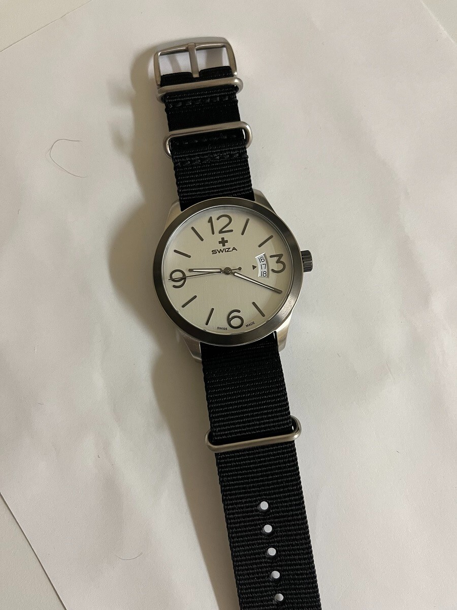 Men’s Swiza Magnus Date at 3. Swiss made watch 48mm RARE