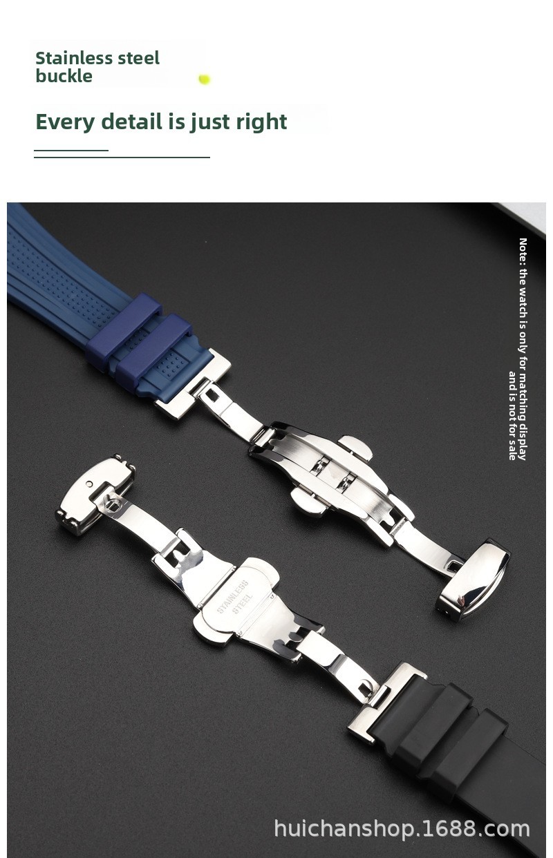 For Zenith DEFY SKYLINE 03.9302/9301/9303 High-end Fluororubber Watch Band Strap