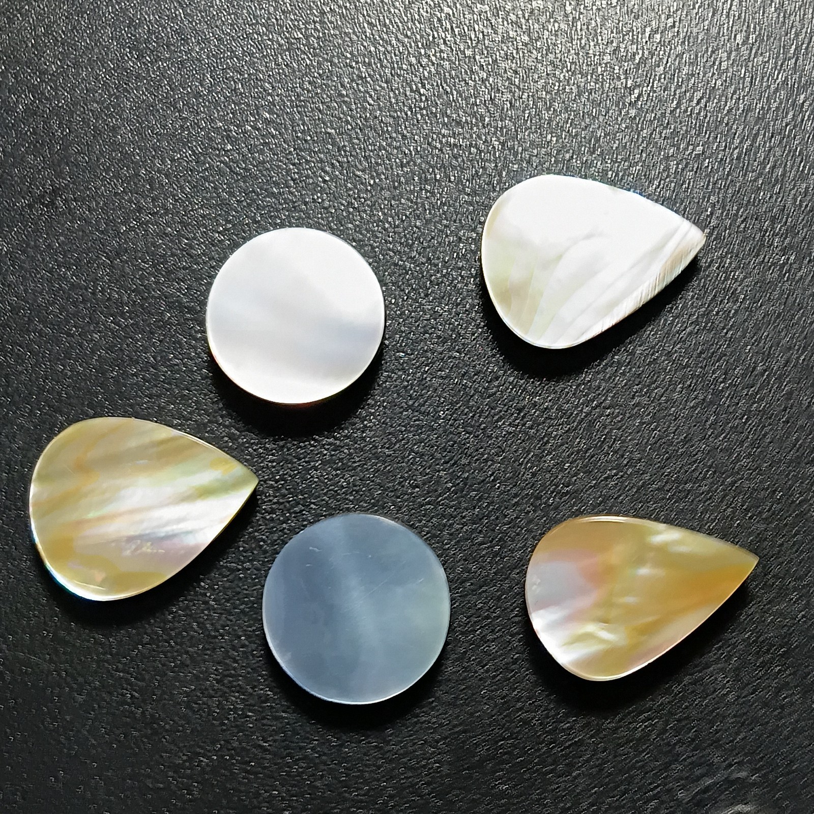 Tahitian mother of pearl cabochon lot natural white pearl loose gemstone jewelry