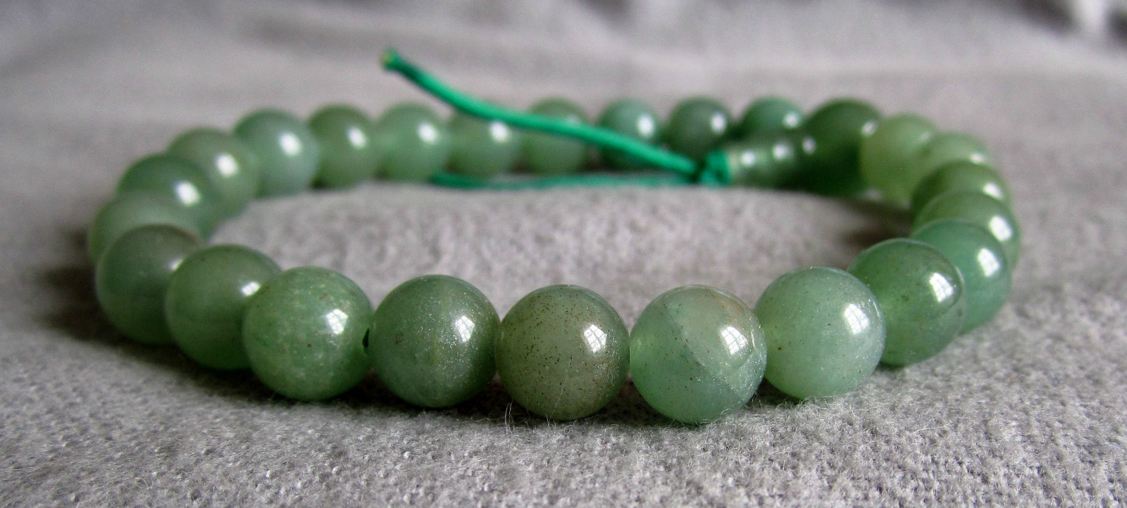 Medium Green Aventurine Buddha Bracelet 15-20cm – Power Beads.
