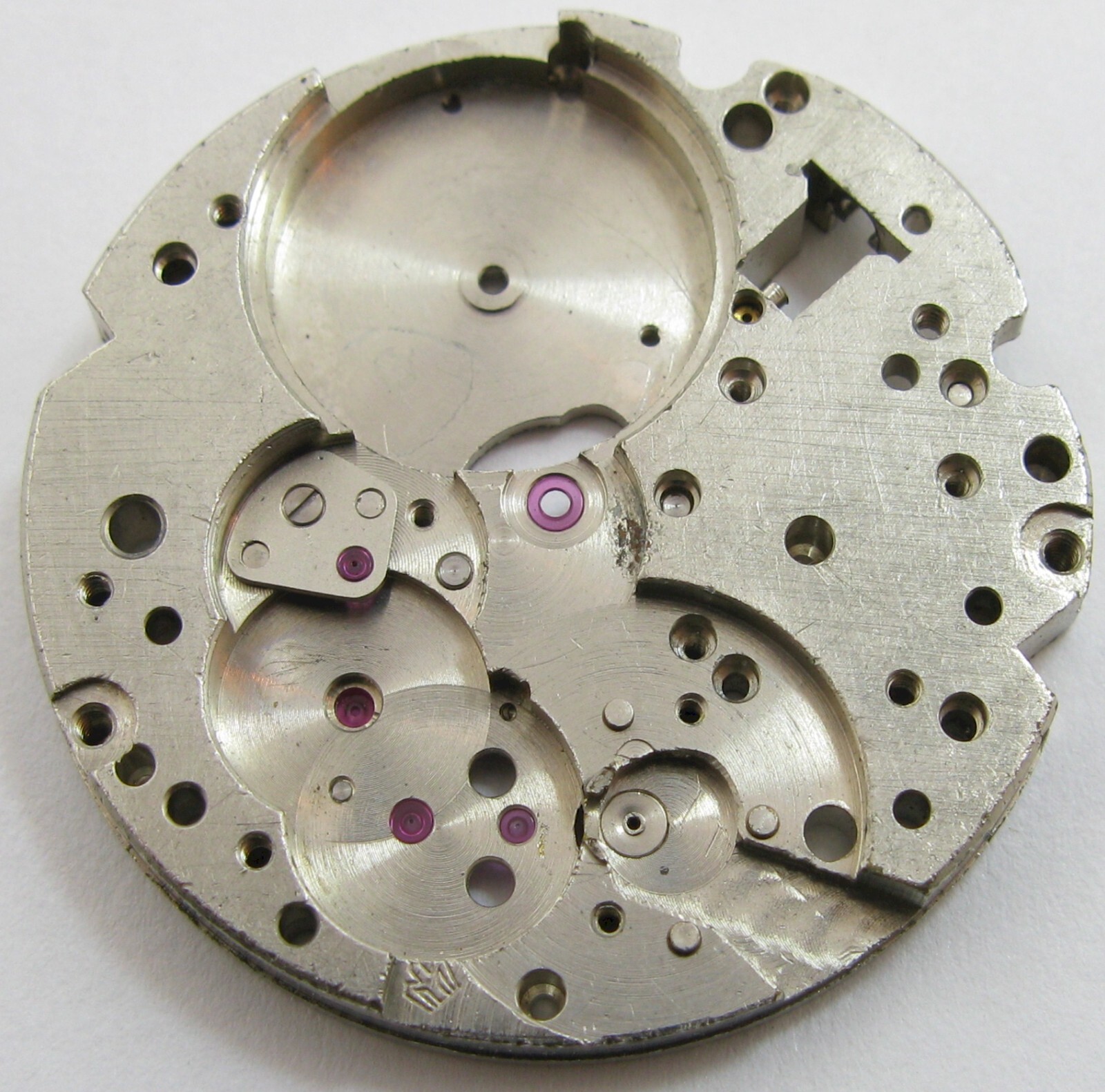 Poljot 3133 chronograph … watch movement part main plate #100