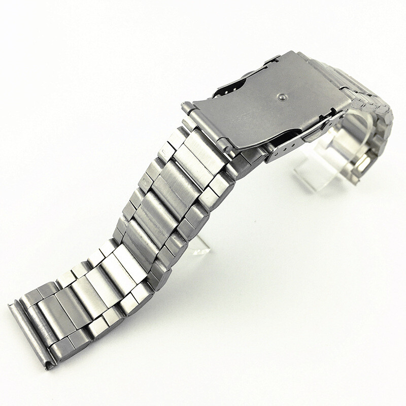 High Quality Mens Brushed Bracelet Stainless Steel Watch Band Strap 20 22 24mm