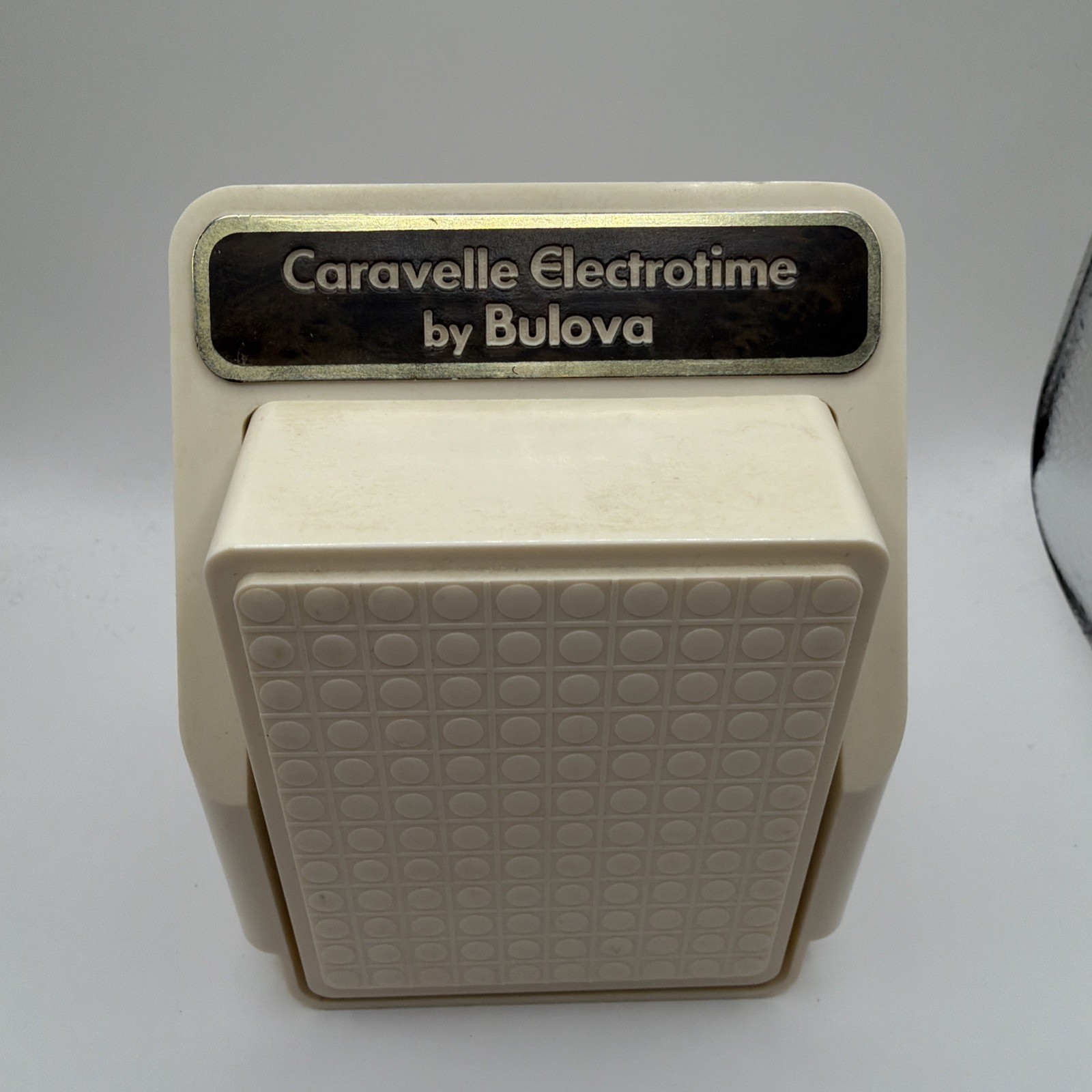 Caravelle Electrotime By Bulova Set-O-Matic With Case