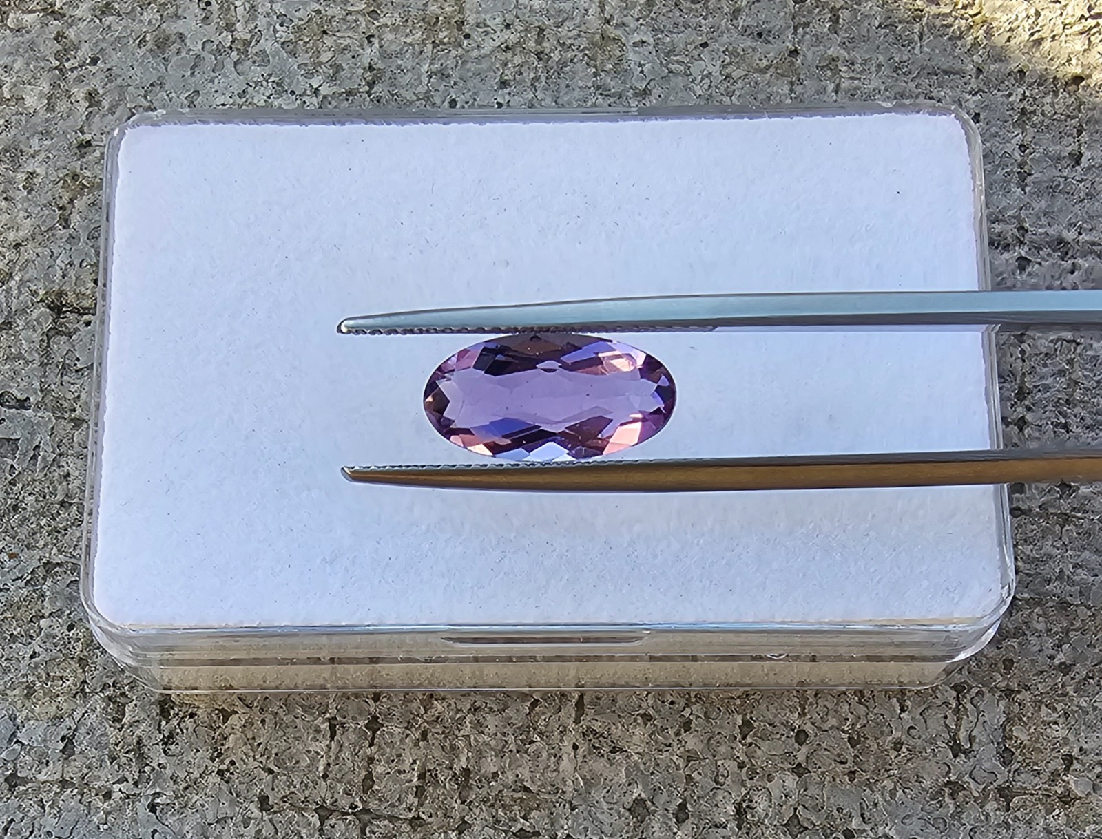 Amethyst 13.7mm x 6.8mm Oval Loose Stone