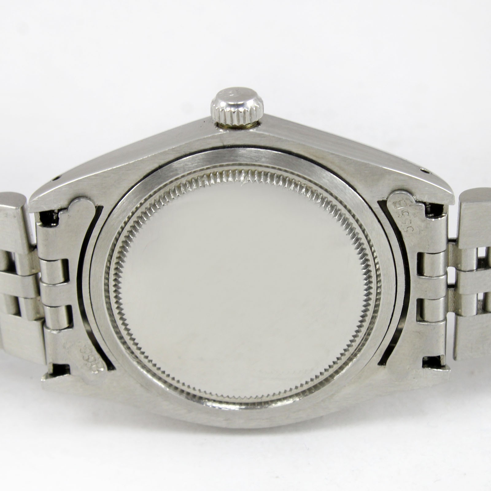 Vintage Rolex Oysterdate Precision Orange Dial 34mm Men Steel Watch Ref 6694