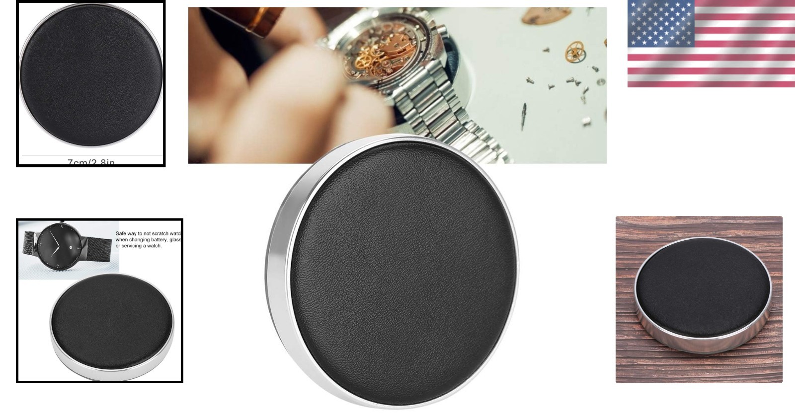 Compact Watch Case Cushion – Non-Slip, Professional Repair Tool for Watchmakers