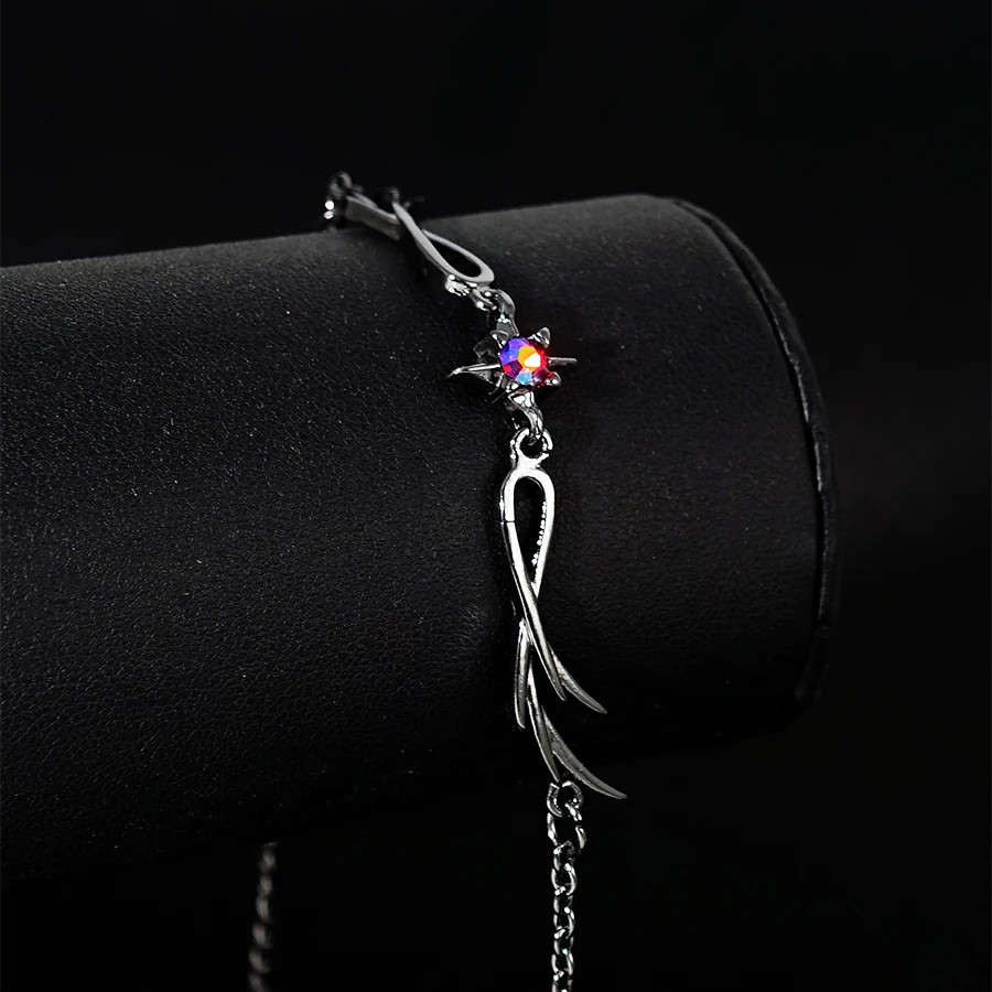 Enamel Feather Bracelet Womens Jewelry Gift