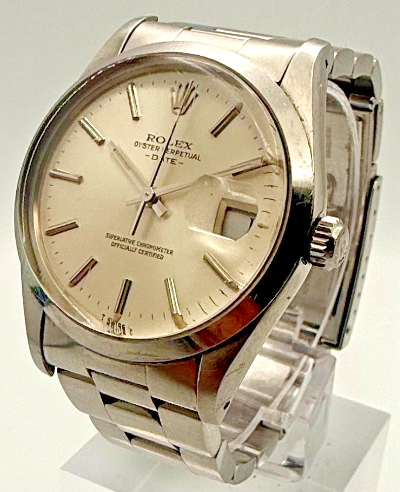 1981 Rolex Oyster Perpetual Date 15000 34mm Automatic + 1984 Receipt