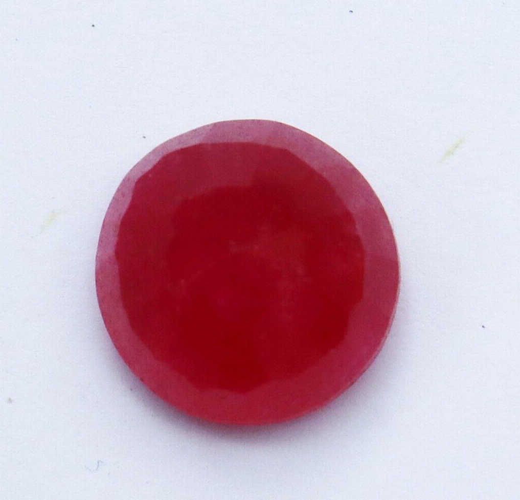Round Cut Natural Red Beryl Bixbite From Utah Loose Gemstone Certified 9.50 Ct