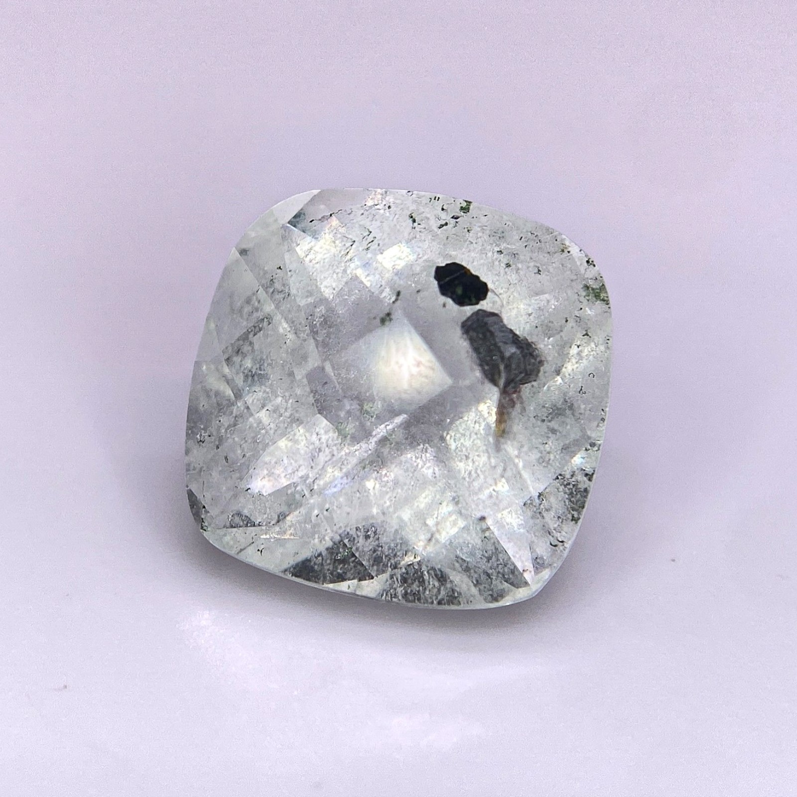 11.70 ct QUARTZ WITH DIOPSIDE – MADAGASCAR – Natural Rare Untreated Faceted