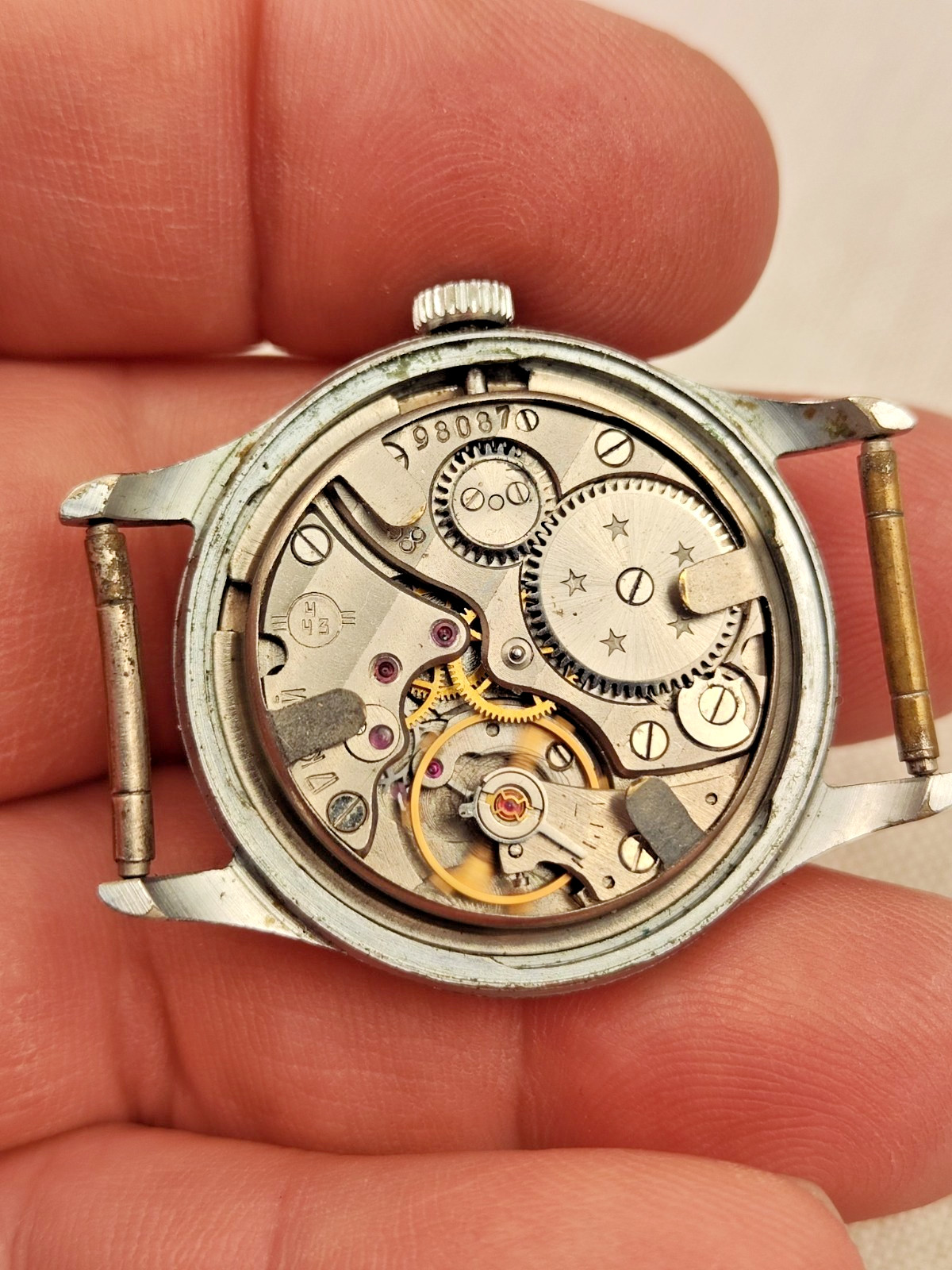 1958 vintage men’s mechanical wristwatch “Vostok-Kama” 2602