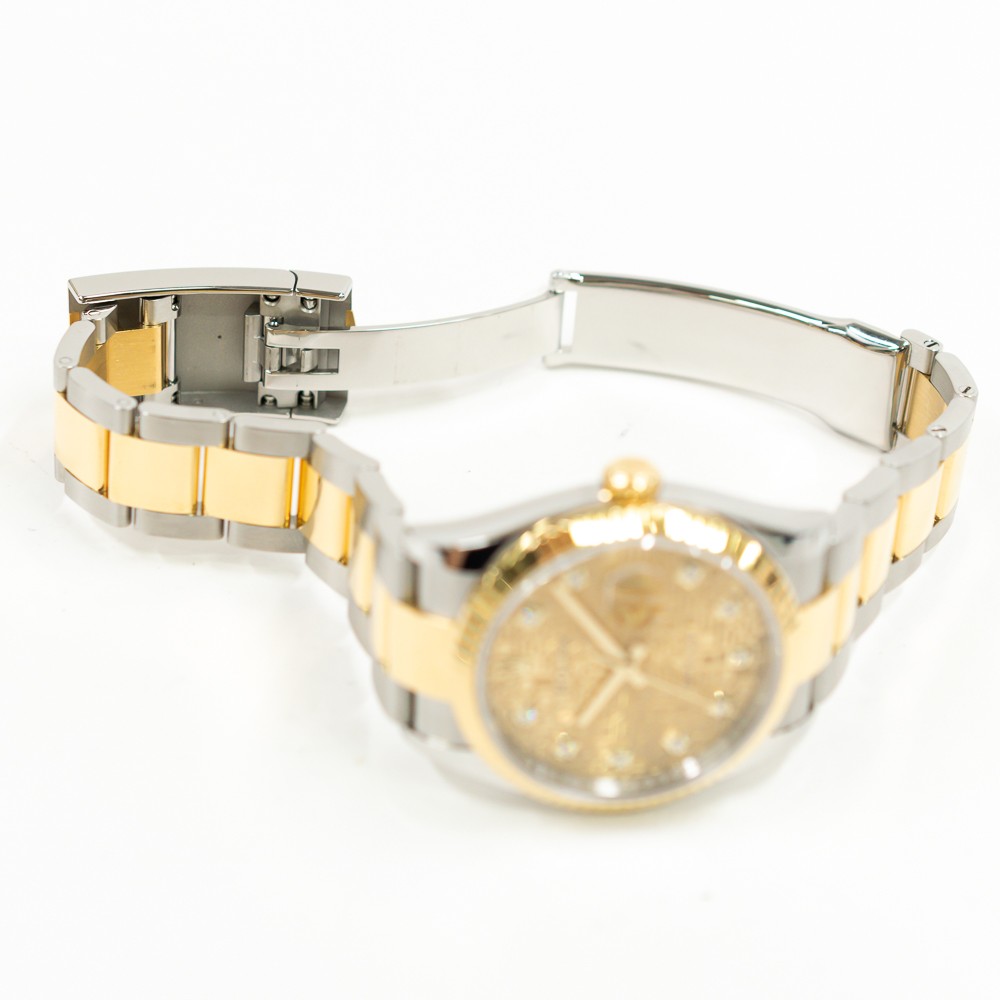 2019 Rolex Datejust 36, 126233, Steel & Gold, Champagne Jubilee Diamond Dial,…