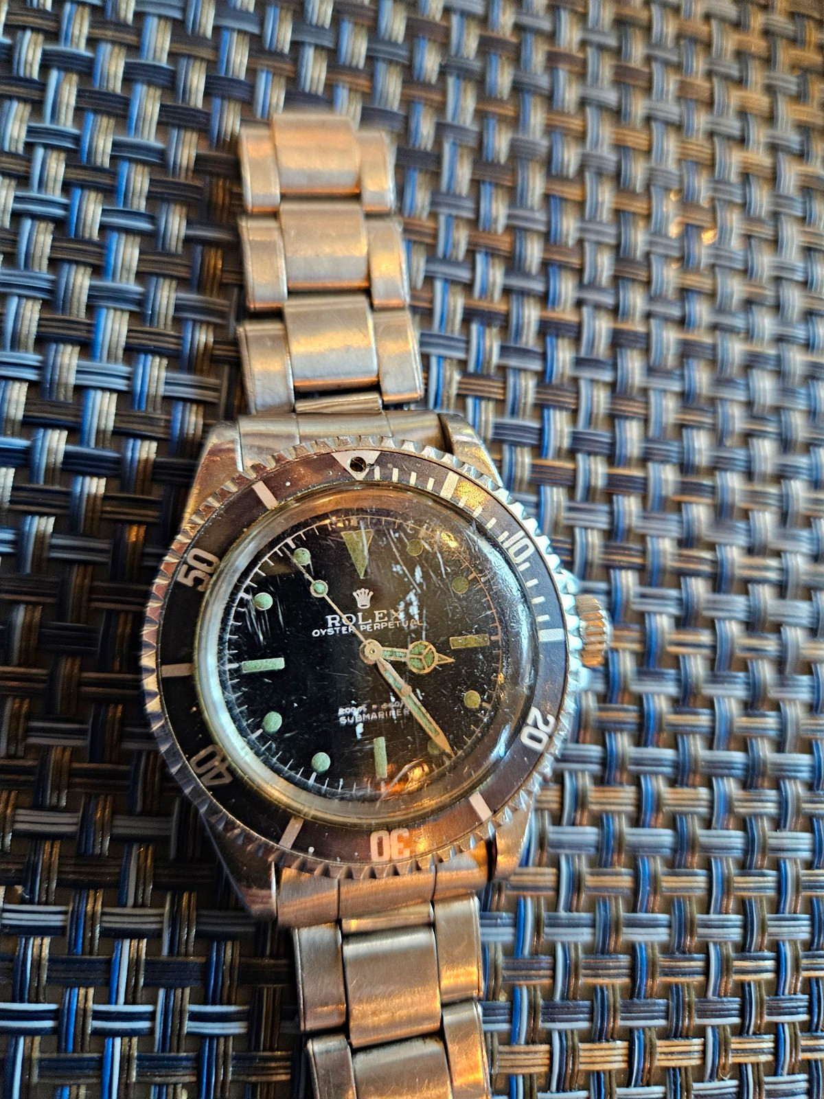 Rolex 5513 Submariner From 1971 – Stainless Steel Bracelet – Been In A Bank Safe
