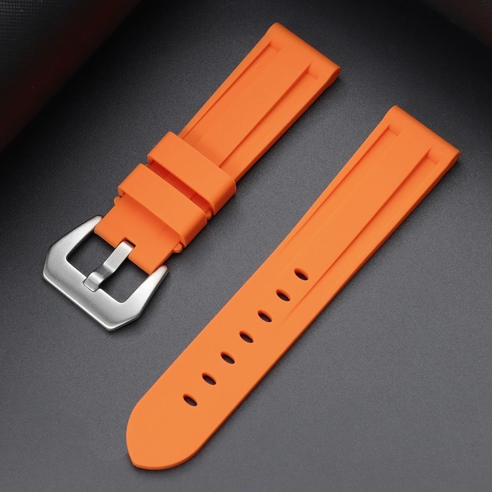 Universal Silicone Watch Band 18-24mm Quick Release Sport Replacement Strap