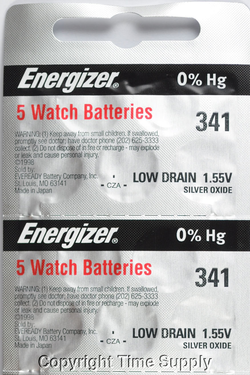 10 pcs 341 Energizer Watch Batteries SR714SW SR714 0% Hg