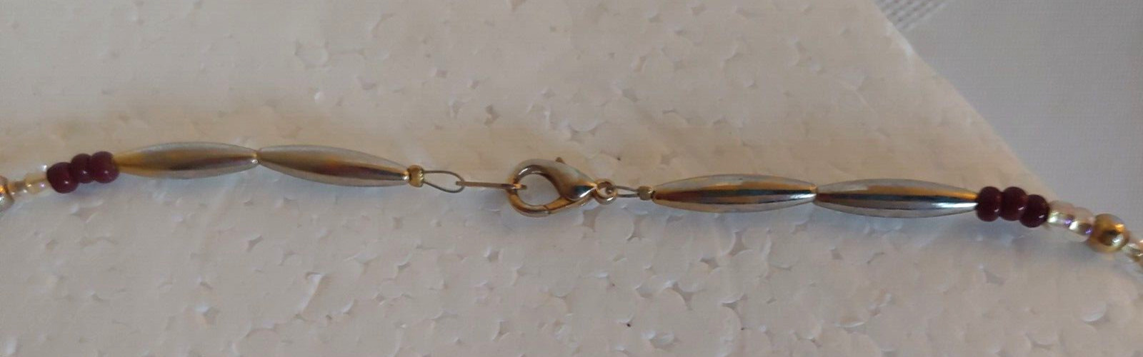 Dragonfly Necklace / Abalone-Brass-Turquoise-Simulated Bone 20”