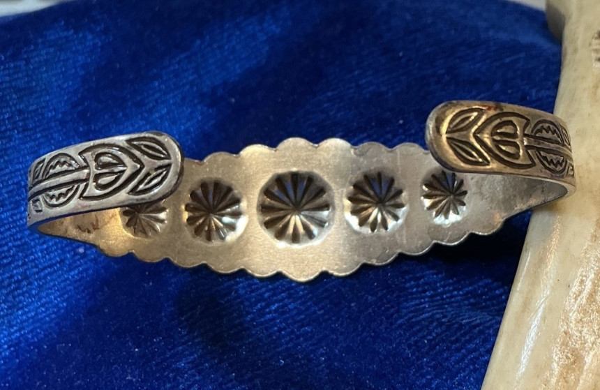 VINTAGE SOUTHWEST FRED HARVEY CUFF, NO TURQUOISE