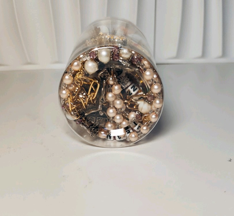 Mystery Jewelry Jar 9 oz – #3 Vintage & Modern jewelry – ALL WEAREABLE 10 pcs+