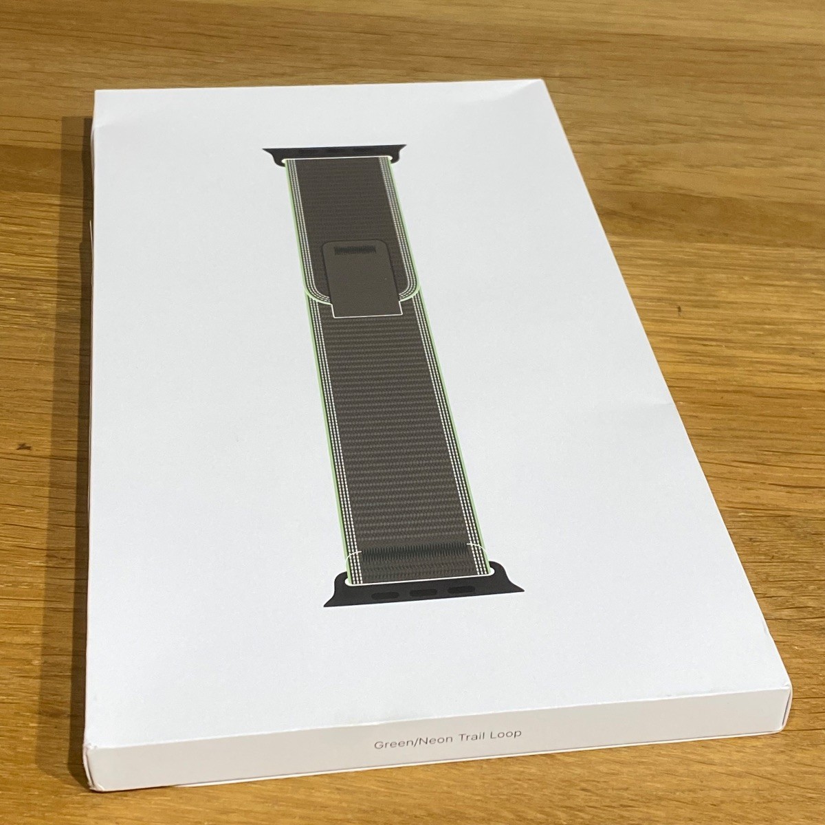 Apple Watch Strap 49mm Neon Green Ocean Band Black Titanium Finish One Size