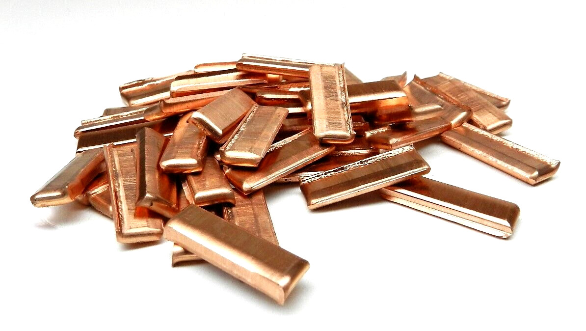Copper Pure 99.9% Oxygen Free CU Alloy for Jewelry Casting Alloying Metals 1 Lb.
