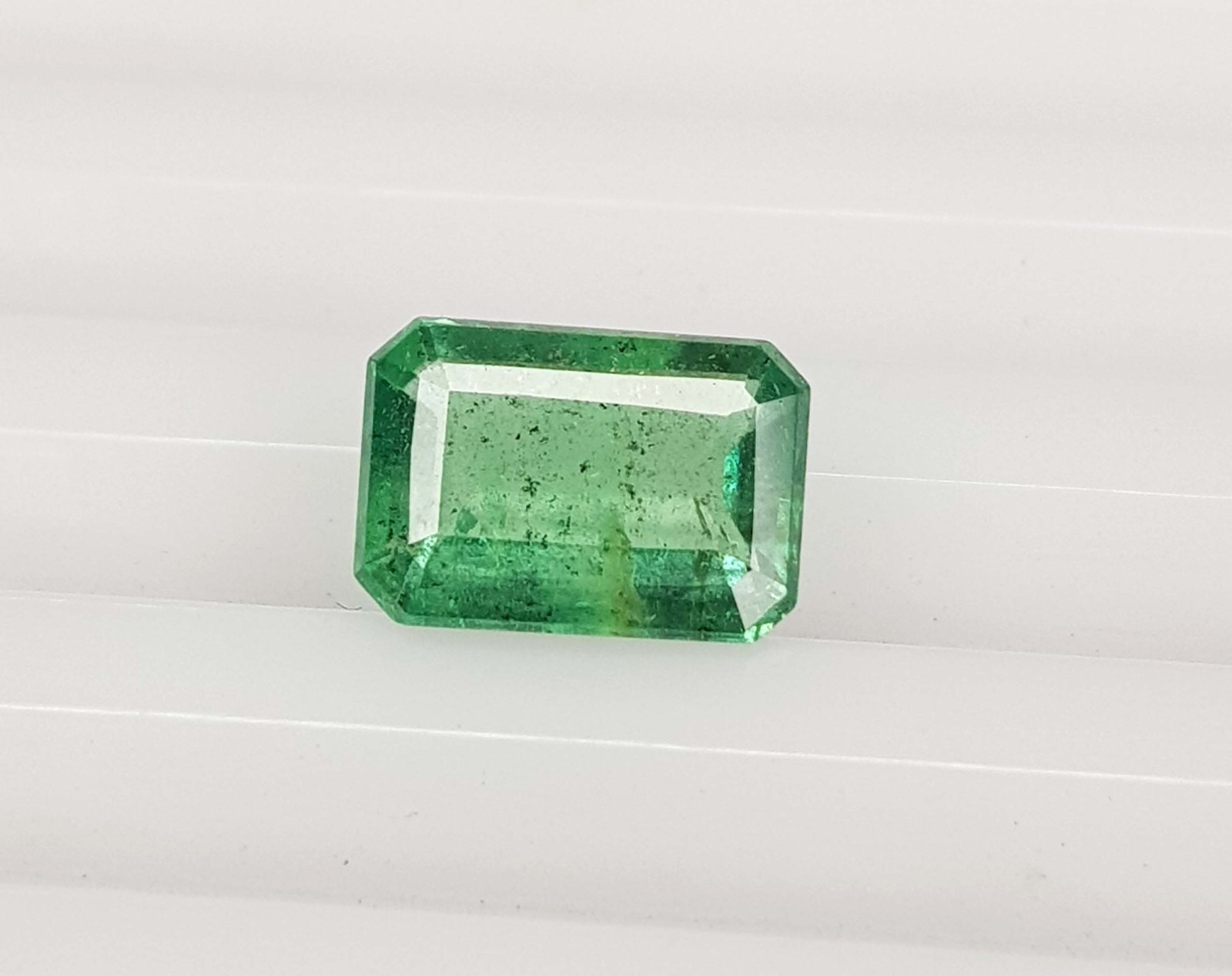 1.31 Ct Natural Emerald Colombian octagon Cut Untreated loose Gemstone