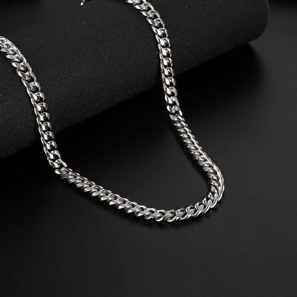 Hip Hop Stainless Steel Chain Men Necklace Perfect Gift with TO MY LOVE Card