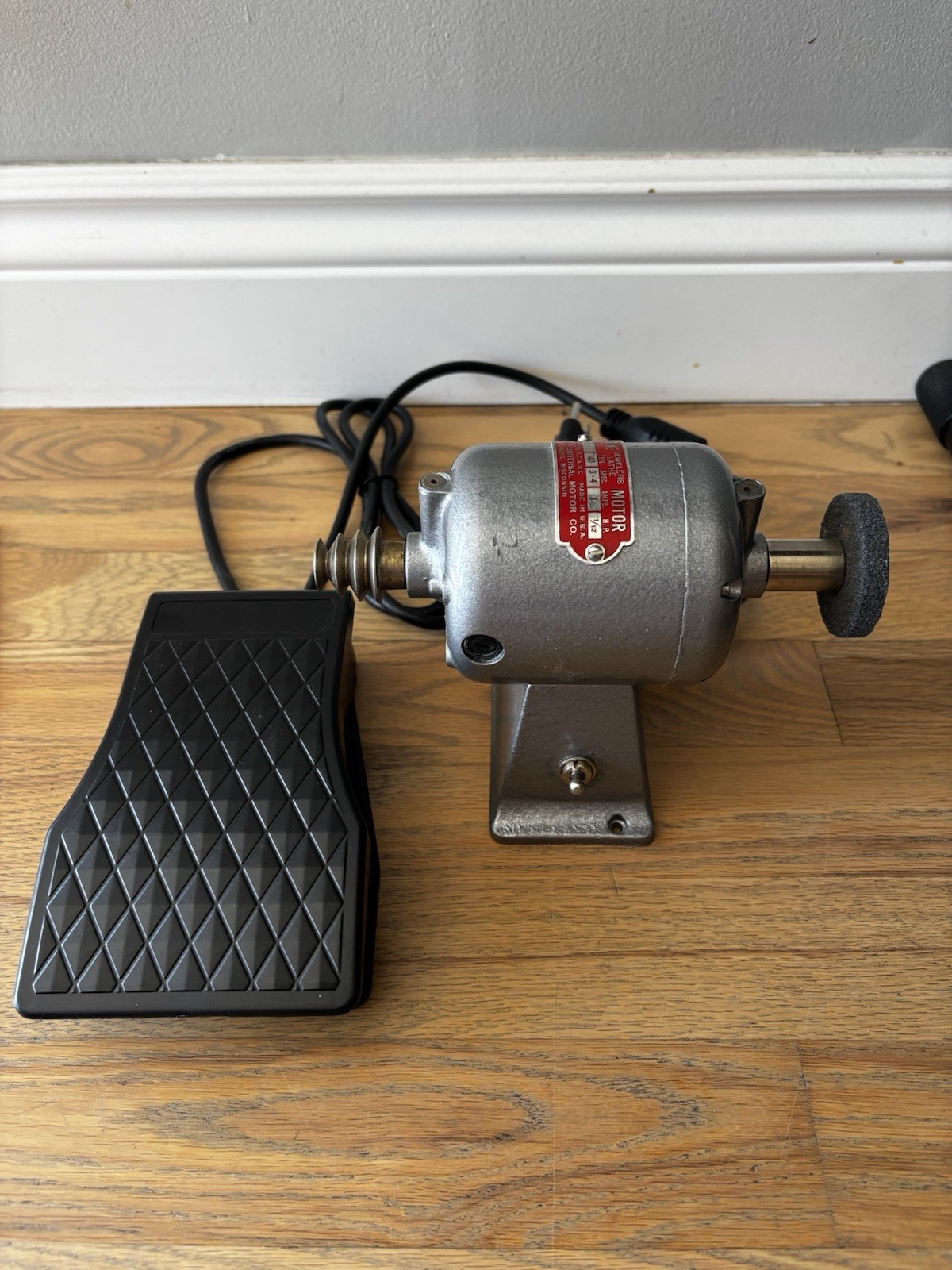 Racine Jewelers WATCHMAKER Lathe Motor VARIABLE SPEED 2 Directions