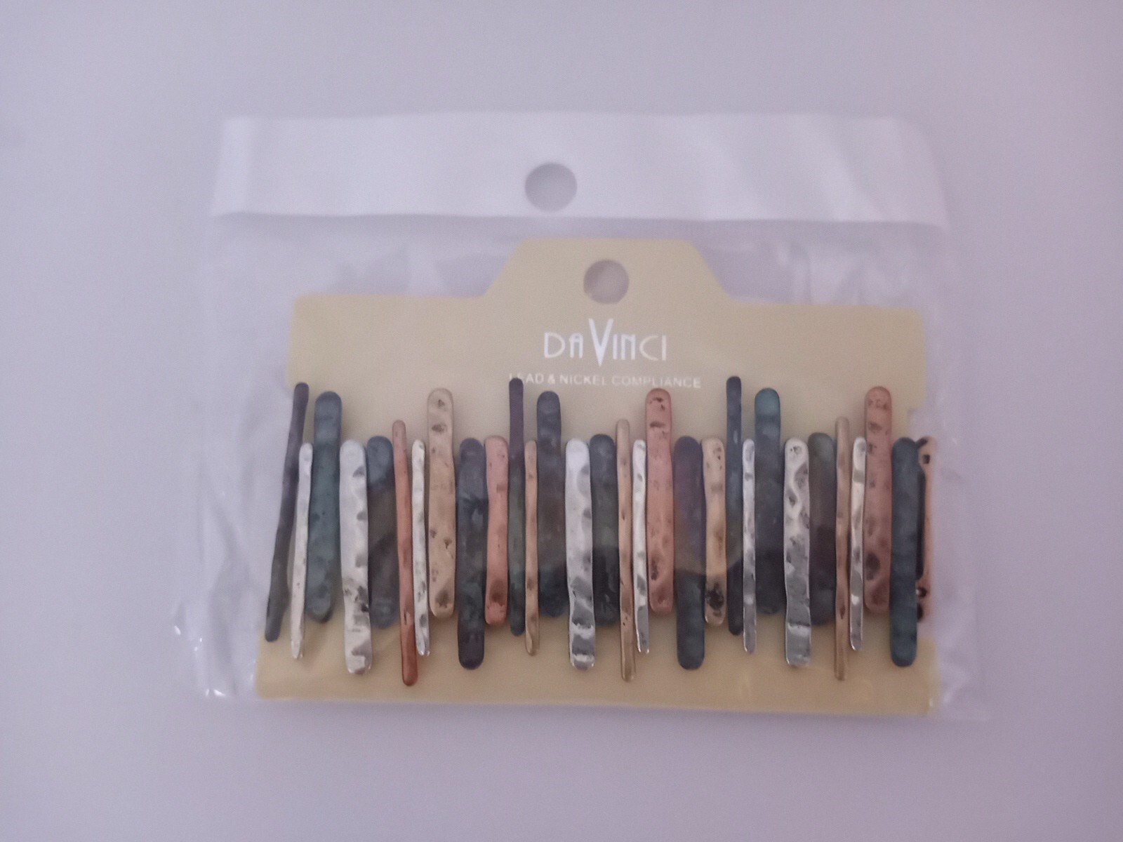 Da Vinci Tile Stretch Quad Tone Metal Bracelet 7″ Lead & Nickel Compliance NEW