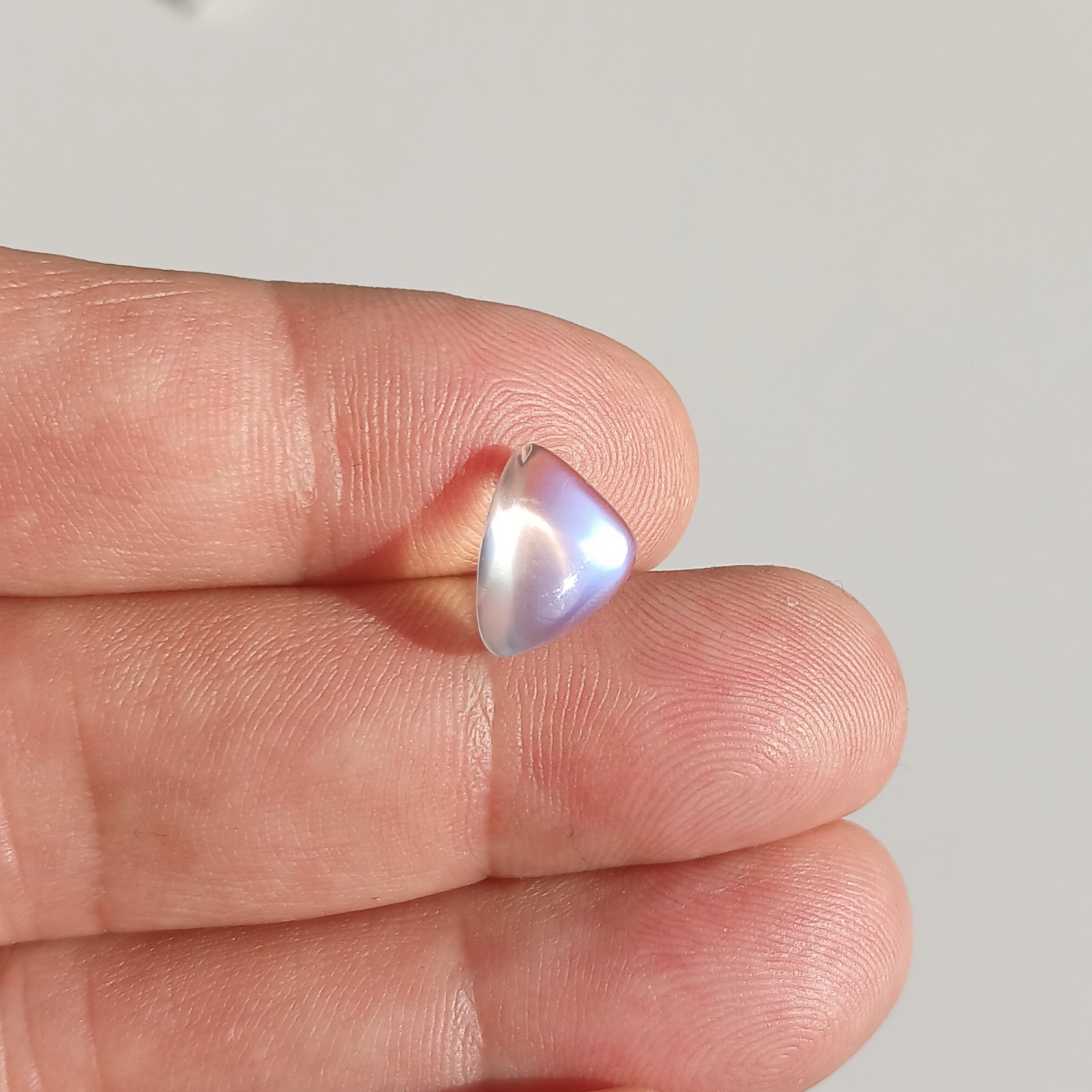 Loose Moonstone, Unique Designer Cabochon, 3.5 CT – 11.6 mm x 8.8 mm x 5.2 mm
