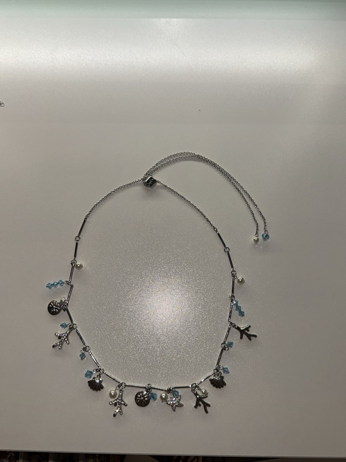 TOUCHSTONE CRYSTAL sea necklace