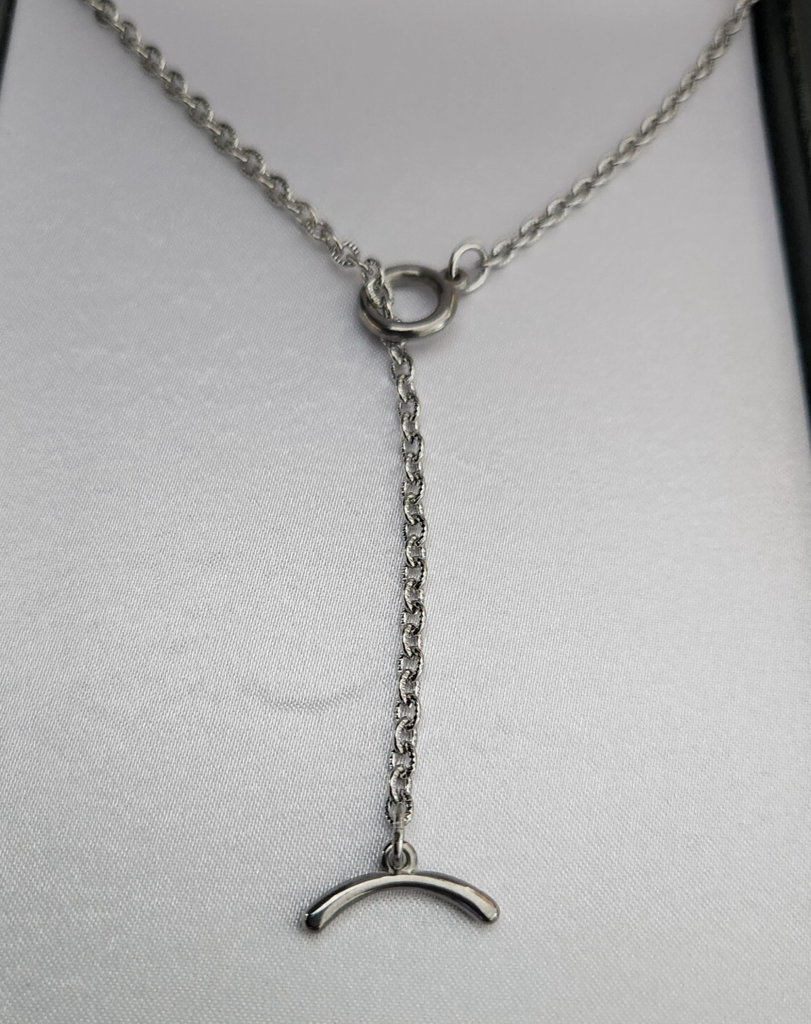 Fine Stainless Steel T Bar Toggle Embossed Cable Chain Necklace 2.85MM 16″ – 24″