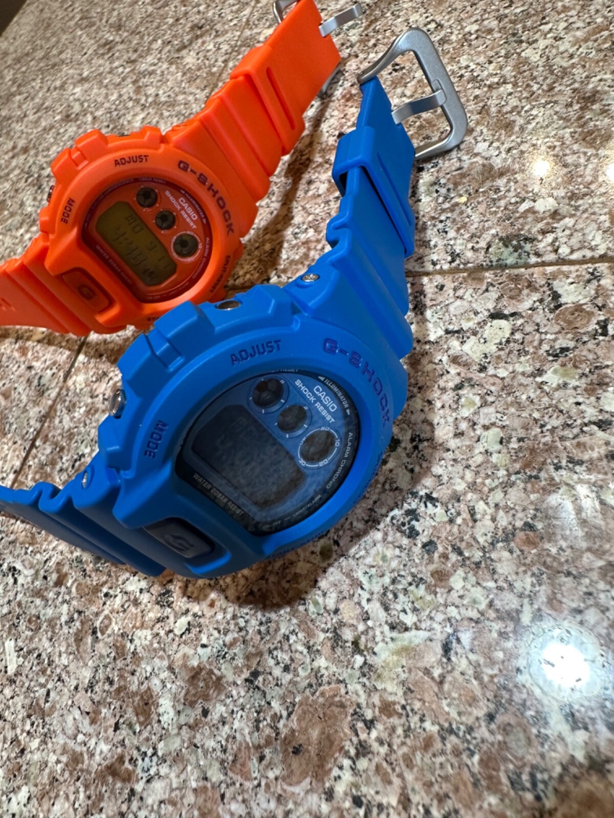 Casio G-Shock DW-6900MM-2 + DW6900MM-4 Combo SET Matte Blue & Orange dw-6900 WOW