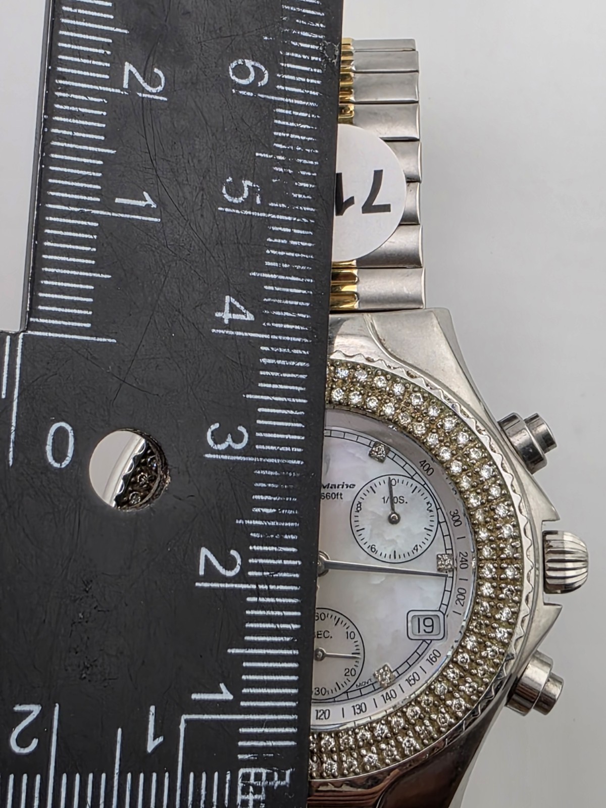 Technomarine Technomillennium Chronograph Diamond Bezel Quartz Watch SW6692.