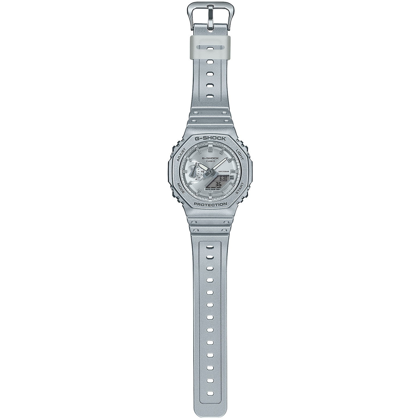 CASIO G-SHOCK GA-2100FF-8AJF Forgotten future Watch Metallic Silver 45.4mm