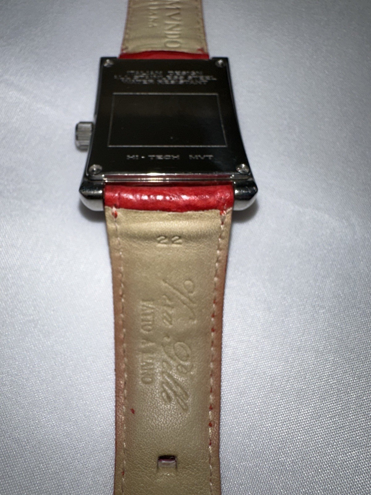 RITMO MUNDO Idea Italiana, Hi Tech Mvt. Red Face, Serviced, New Battery, JAPAN