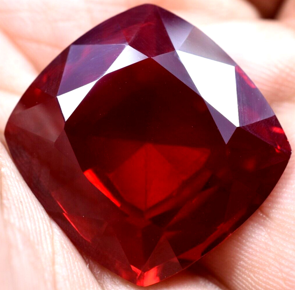 Natural 61.50 Ct Huge Blood Red Ruby Mozambique GGL Certified Loose Gemstone