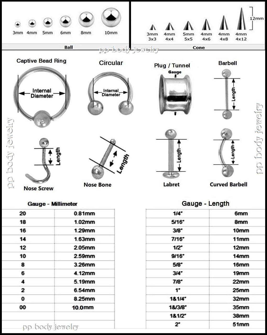 1PC. Surgical Steel Nipple Ring Curved Barbell and Tongue Snake-Eyes Piercings