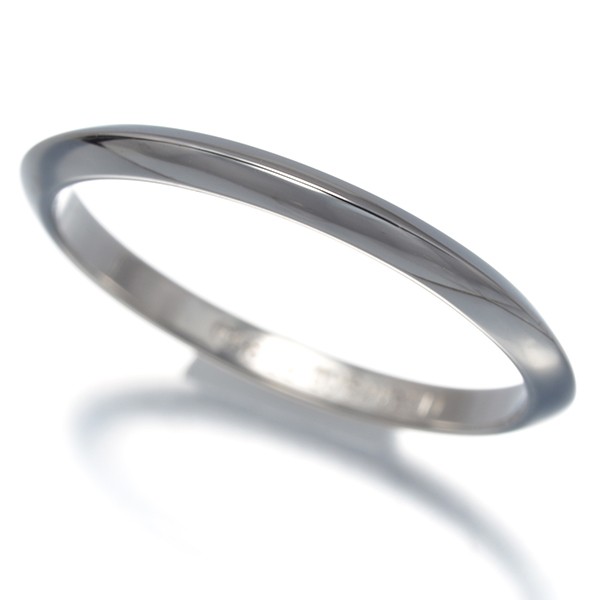 Auth Tiffany&Co. Ring Knife Edge US6-6.25 950 Platinum